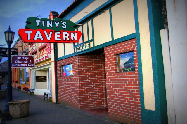 Tinys Tavern in Mt. Angel, Oregon