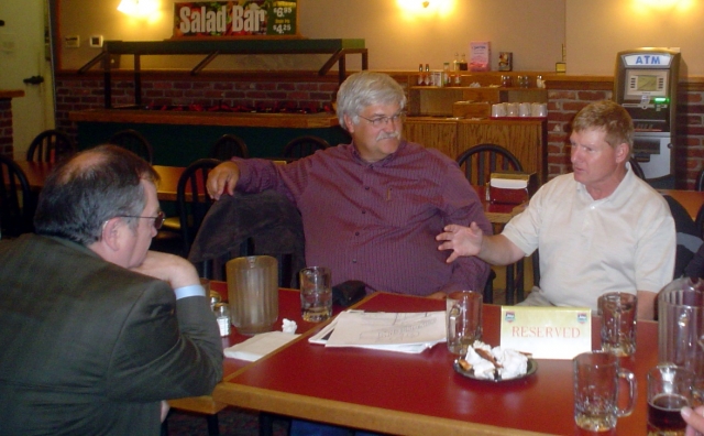 Dennis Kohos head, Bill Shaffer, John Newell